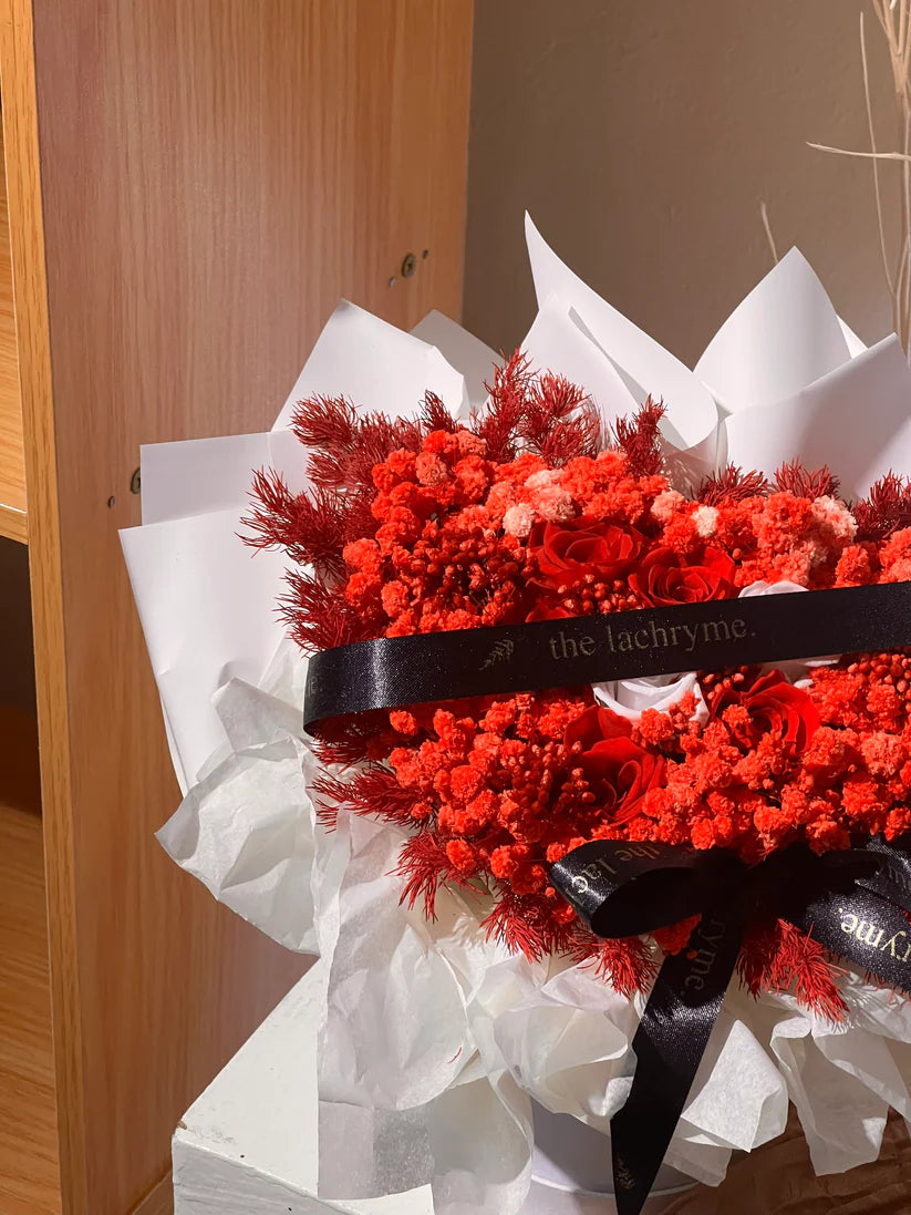 Garden Red | Preserved Blooms | Le Fleur